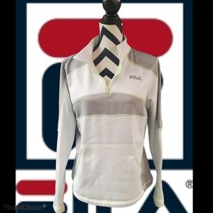 Fila mock zip neck